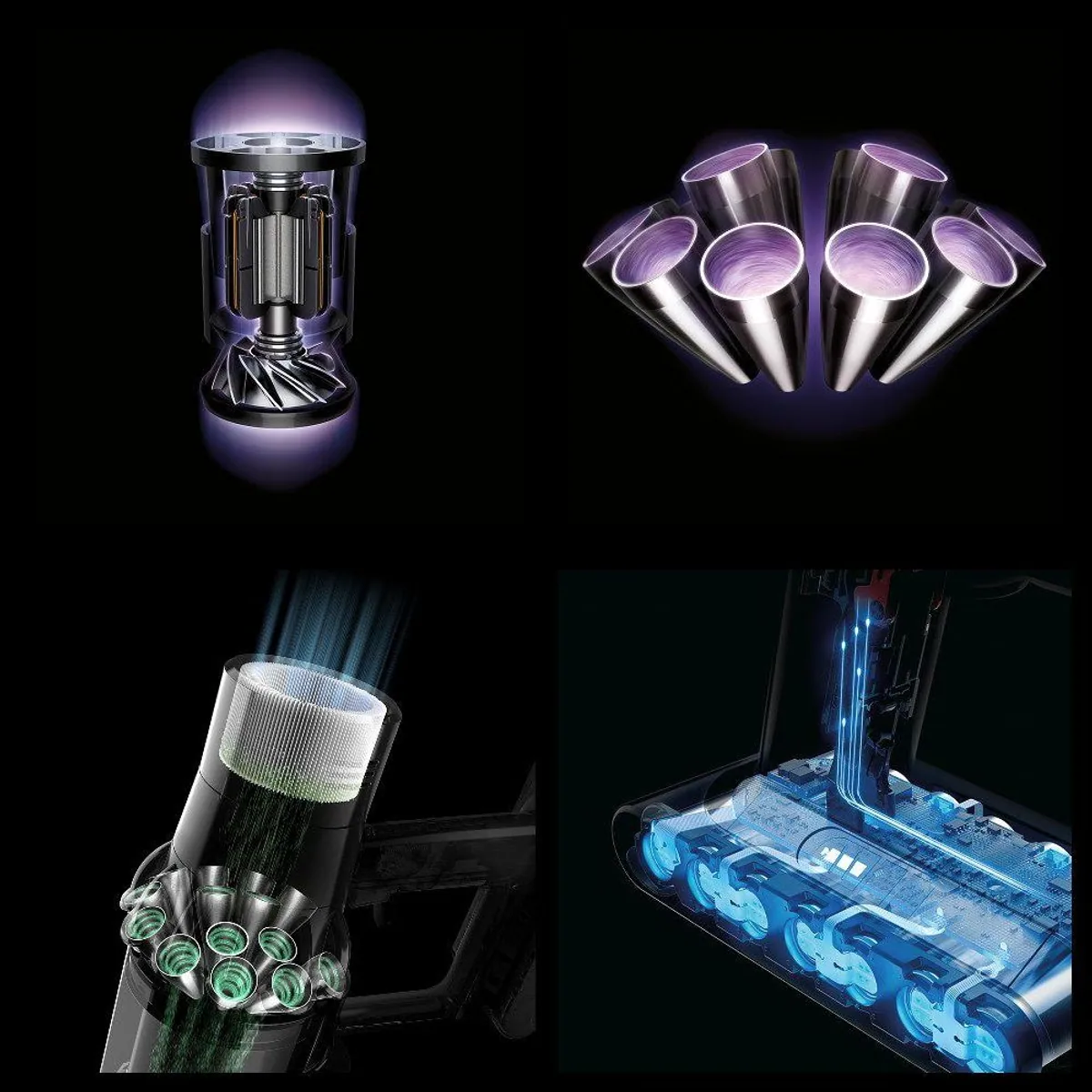 DYSON Cyclone V10 Submarine, beutellos, Nass-Walze, 545 W 4