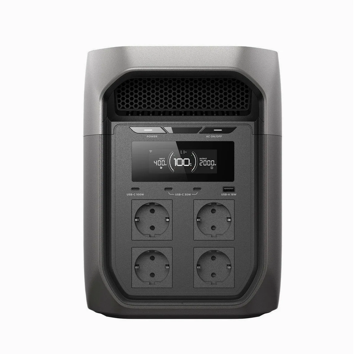 Ecoflow DELTA 3 Max PowerStation, 2048 Wh Kapazität, Schnellladung, vielseitige Anschlüsse 2