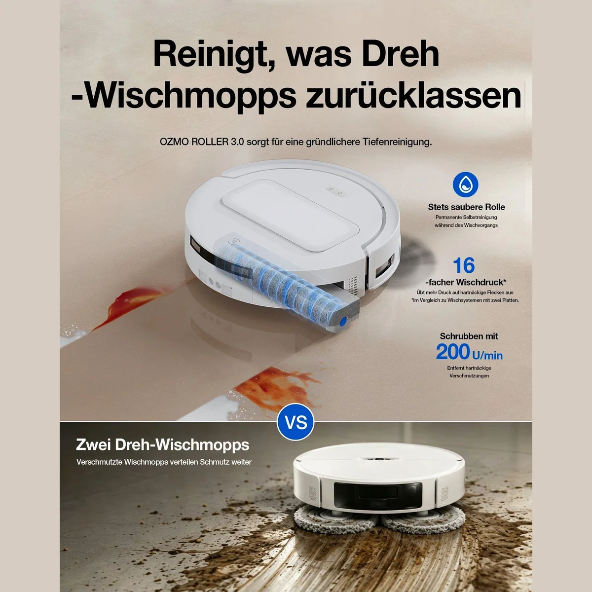 ECOVACS DEEBOT T90 MAX Omni, kraftvolle Reinigung, intelligente Navigation, automatische Wartung 2