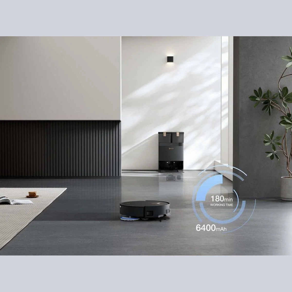 ECOVACS DEEBOT T50 MAX PRO OMNI, starke Saugkraft, intelligente Steuerung, All-in-One OMNI-Station 2