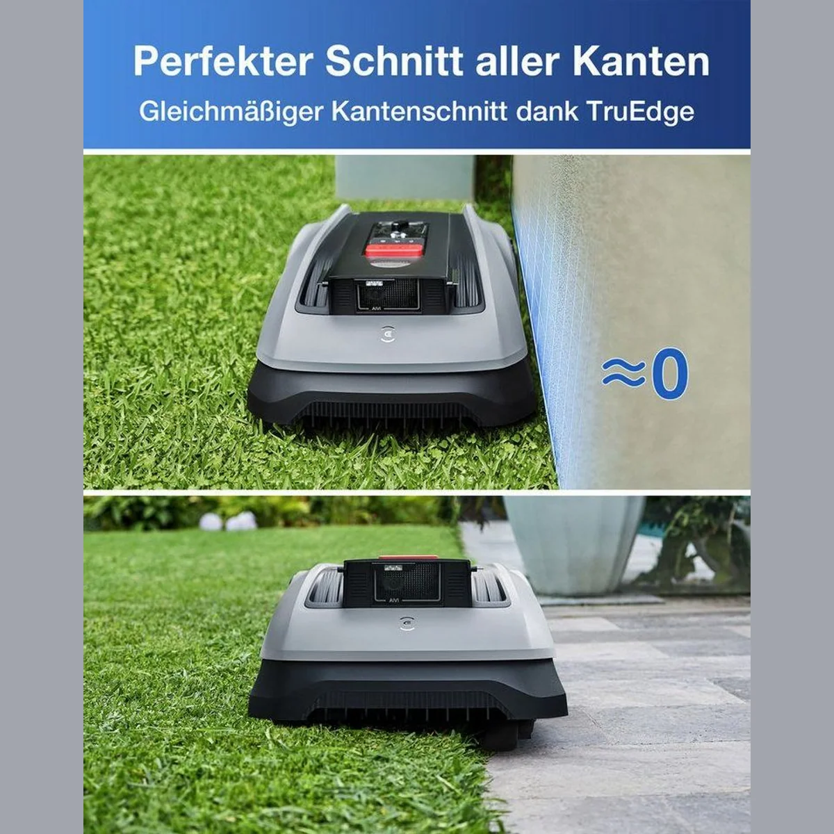 ECOVACS GOAT O600 RTK, präzise RTK-Navigation, 600 m² Rasenfläche, 100 m²/h Mäheffizienz 3