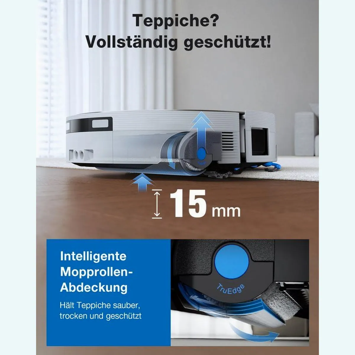 ECOVACS DEEBOT X12 PRO OMNI, 110 W, beutellos, 22.000 Pa Saugleistung 4