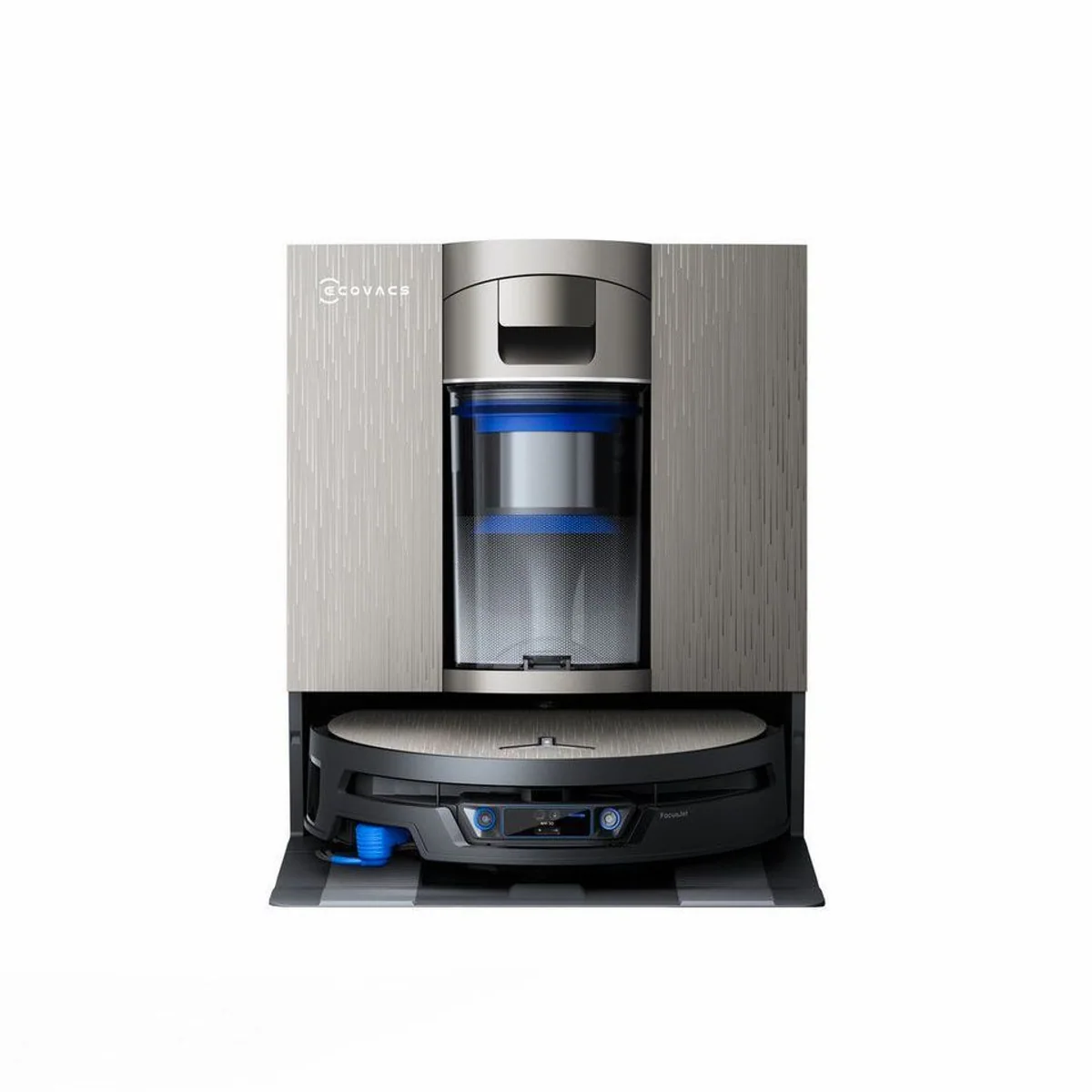 ECOVACS DEEBOT X12S OmniCyclone Care Kit, starke Saugleistung, selbstreinigende Wischrolle