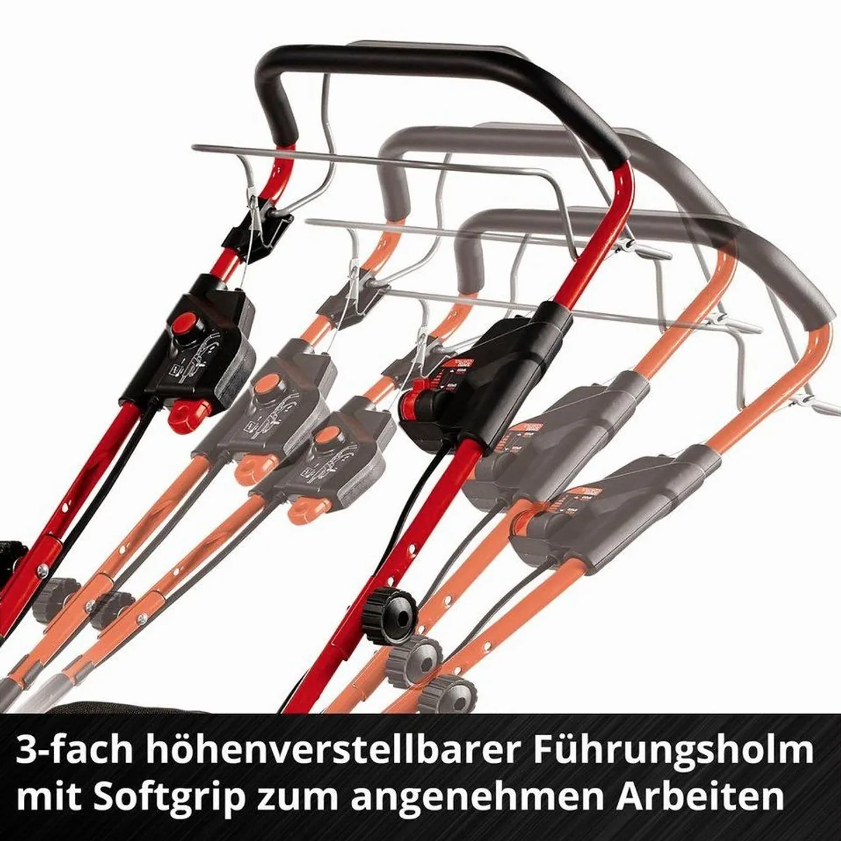 Einhell GP-CM 36/47 S HW Li, 47 cm Schnittbreite, 4 Akkus, Radantrieb 4
