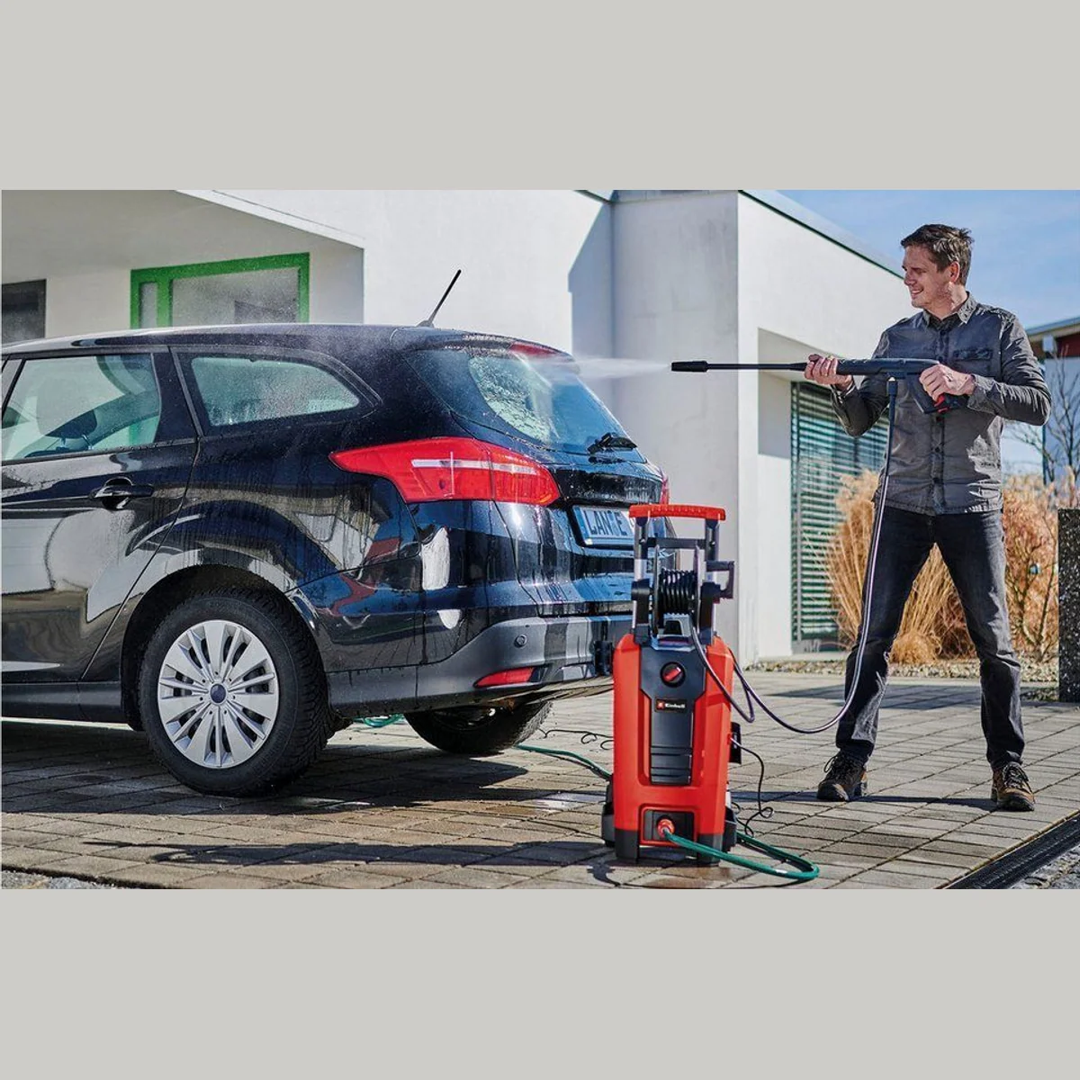 Einhell Hochdruckreiniger TE-HP 140, 140 bar Druck, 1900 W Leistung, 420 l/h Fördermenge 2