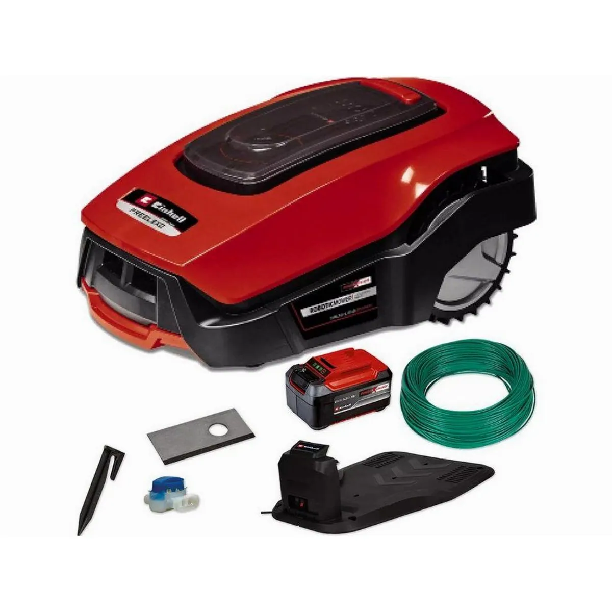 Einhell FREELEXO 1200 LCD BT, für Rasenflächen bis 1200 m², Regensensor