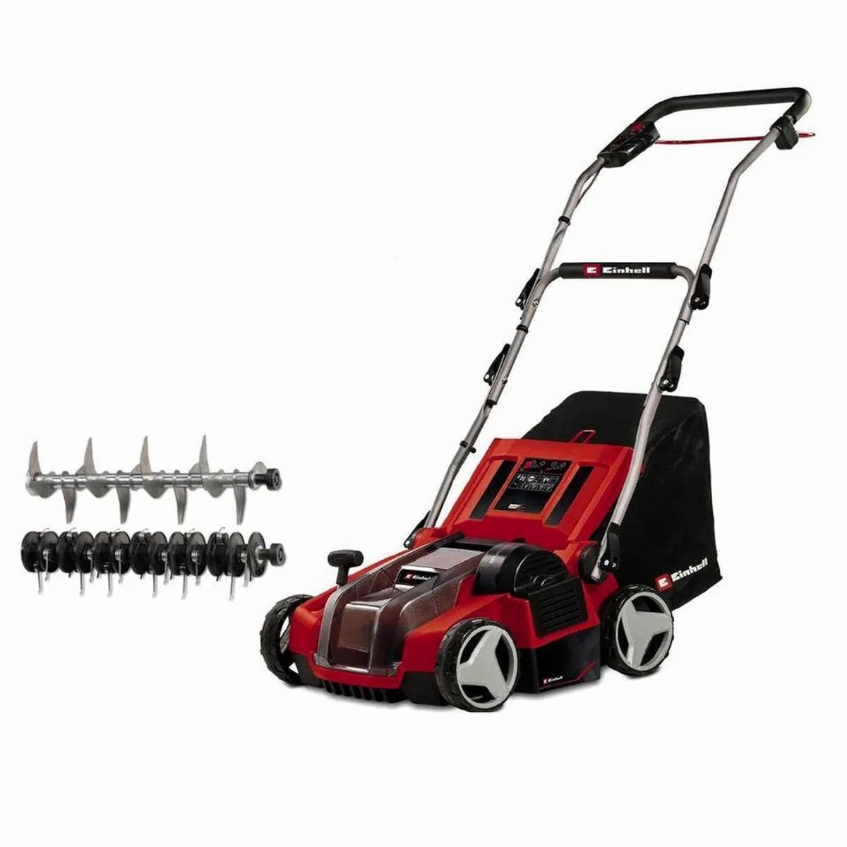 Einhell GE-SA 36/35 Li-Solo, bürstenloser Motor, 3in1 Kombi-Gerät, 28L Fangsack