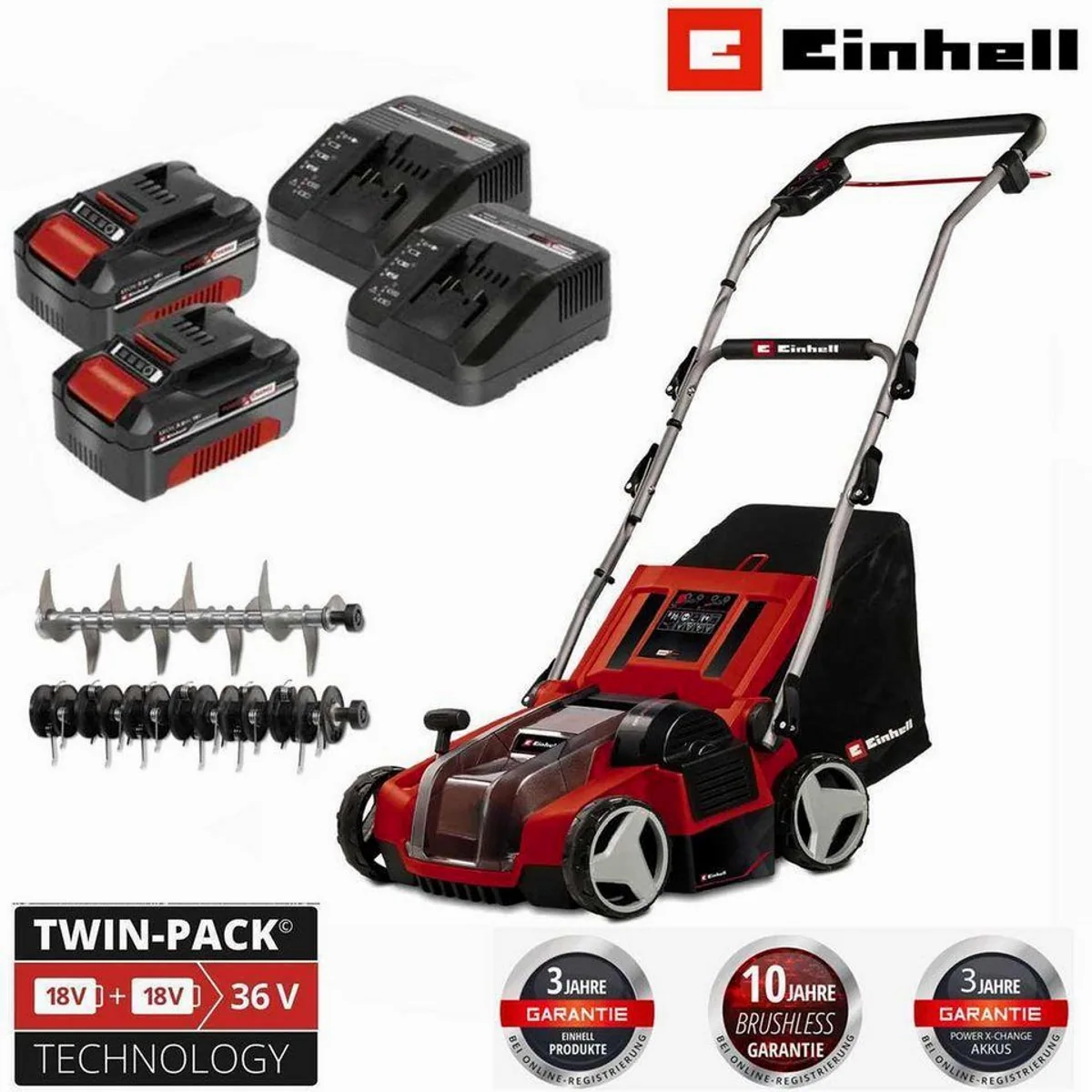 Einhell GE-SA 36/35 Li, bürstenloser Motor, 3-in-1-Funktion 2