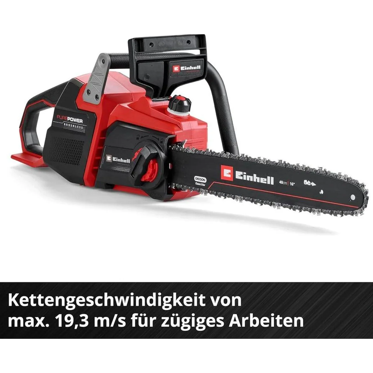 Einhell Akku-Kettensäge GP-LC 36/40 Li BL-Solo, bürstenloser Motor, automatische Kettenschmierung 4