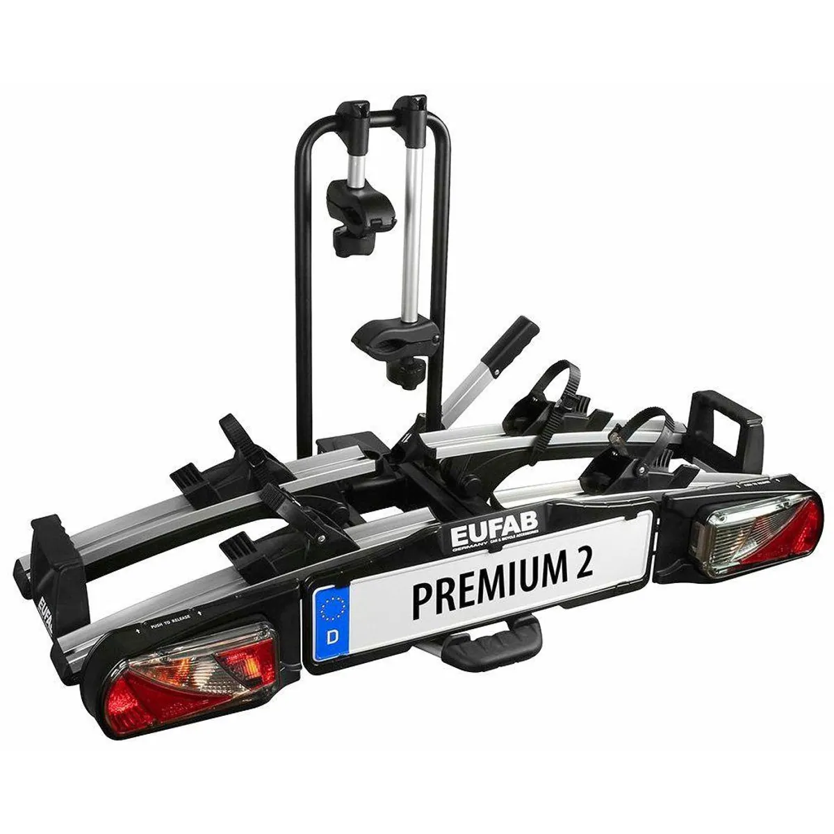 EUFAB Kupplungsfahrradträger PREMIUM 2, für bis zu 2 Fahrräder, abschließbar