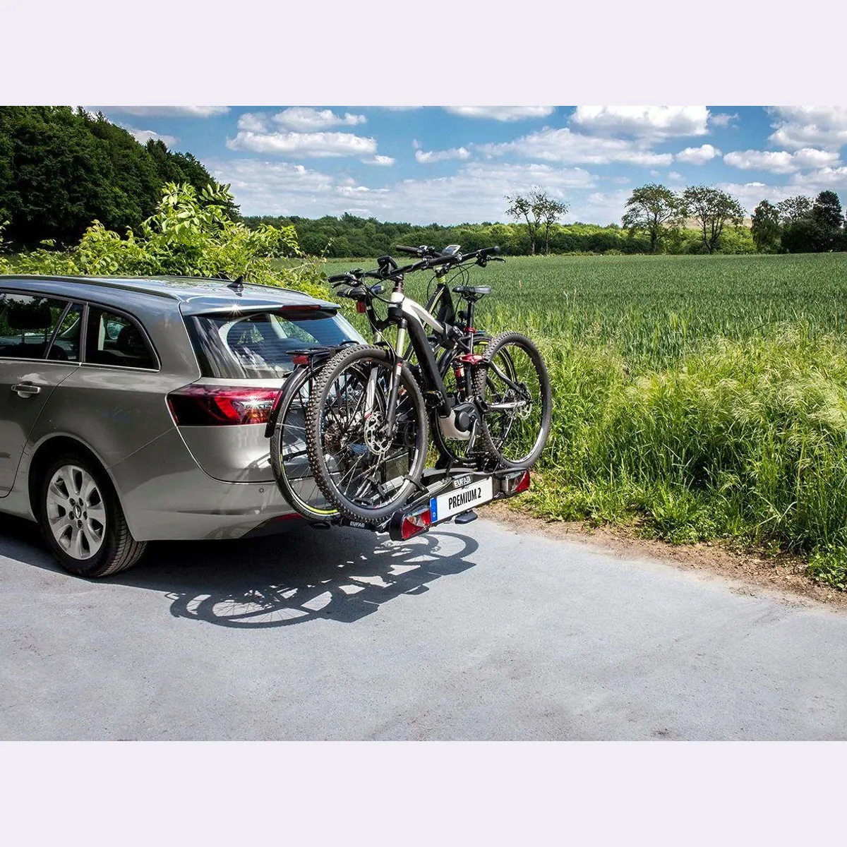 EUFAB Kupplungsfahrradträger PREMIUM 2, für bis zu 2 Fahrräder, abschließbar 5