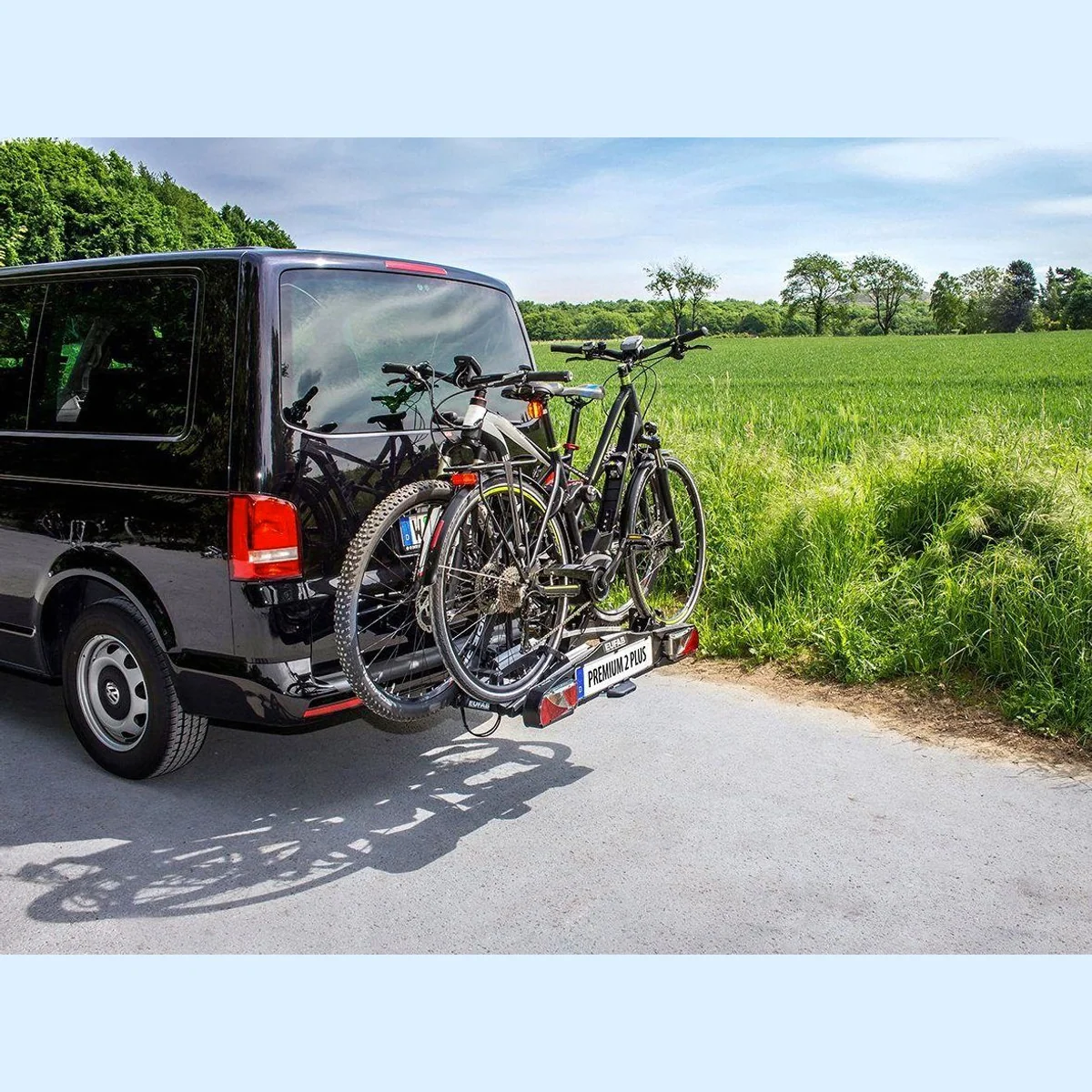 EUFAB Kupplungsfahrradträger PREMIUM 2 PLUS, für maximal 2 Fahrräder, abschließbar 3