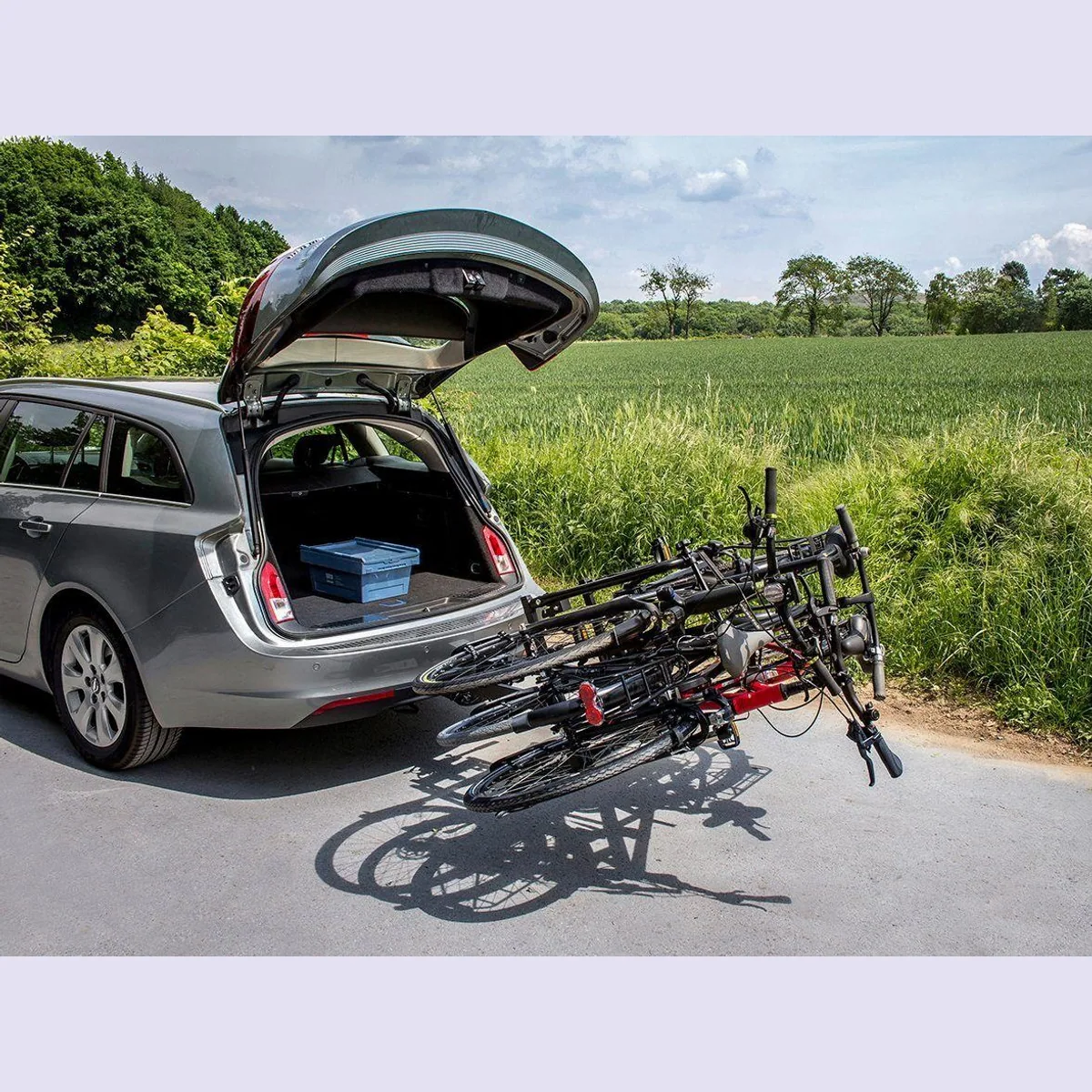 EUFAB Kupplungsfahrradträger AMBER 3, für bis zu 3 Fahrräder, stabil und einfach zu montieren 4