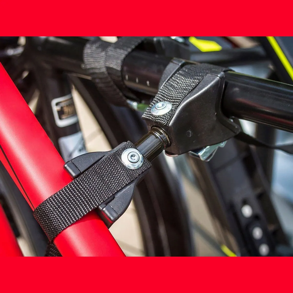 EUFAB Kupplungsfahrradträger AMBER 3, für bis zu 3 Fahrräder, stabil und einfach zu montieren 5