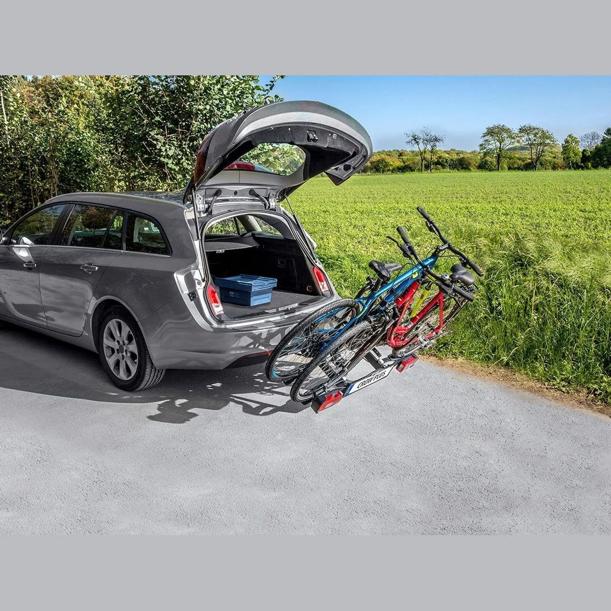 EUFAB CROW PLUS Kupplungsfahrradträger, max. 2 Fahrräder, abschließbar 4