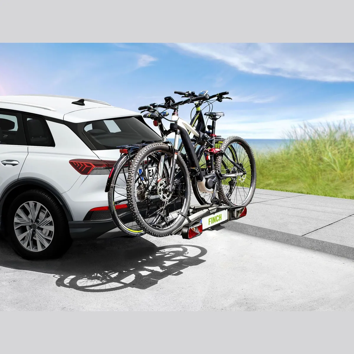 EUFAB FINCH Kupplungsfahrradträger, für 2 Fahrräder, schneller Aufbau 3