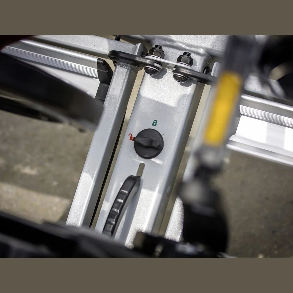 EUFAB PREMIUM PRO X2 Heckfahrradträger für 2 Fahrräder, stabil, abklappbar, einfach zu montieren 5
