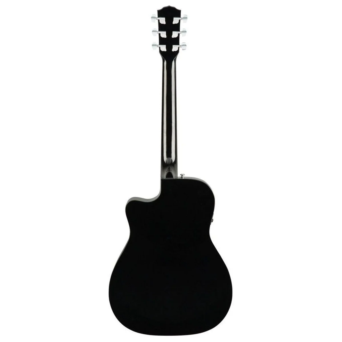 Fender CC-60SCE Black, kompakter Concert-Body, massive Fichtendecke, Fishman Tonabnehmer 2