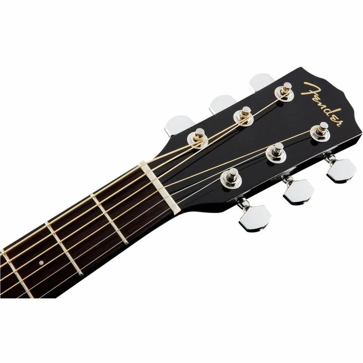Fender CC-60SCE Black, kompakter Concert-Body, massive Fichtendecke, Fishman Tonabnehmer 5