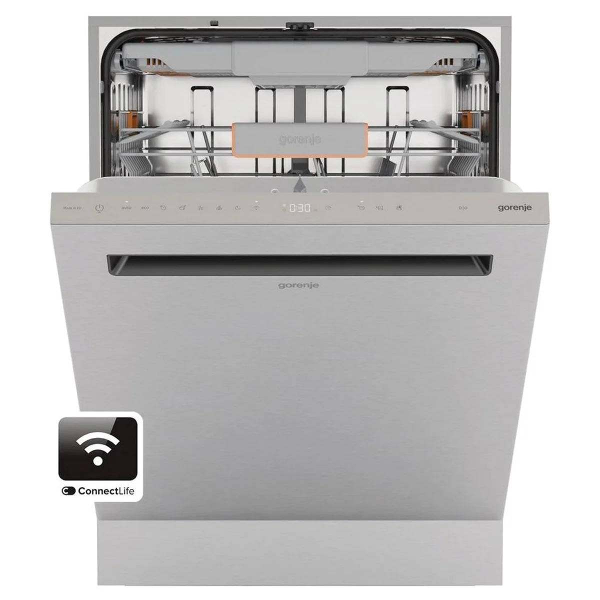 GORENJE GU673A65X Unterbaugeschirrspüler, 16 Maßgedecke, Energieeffizienzklasse A