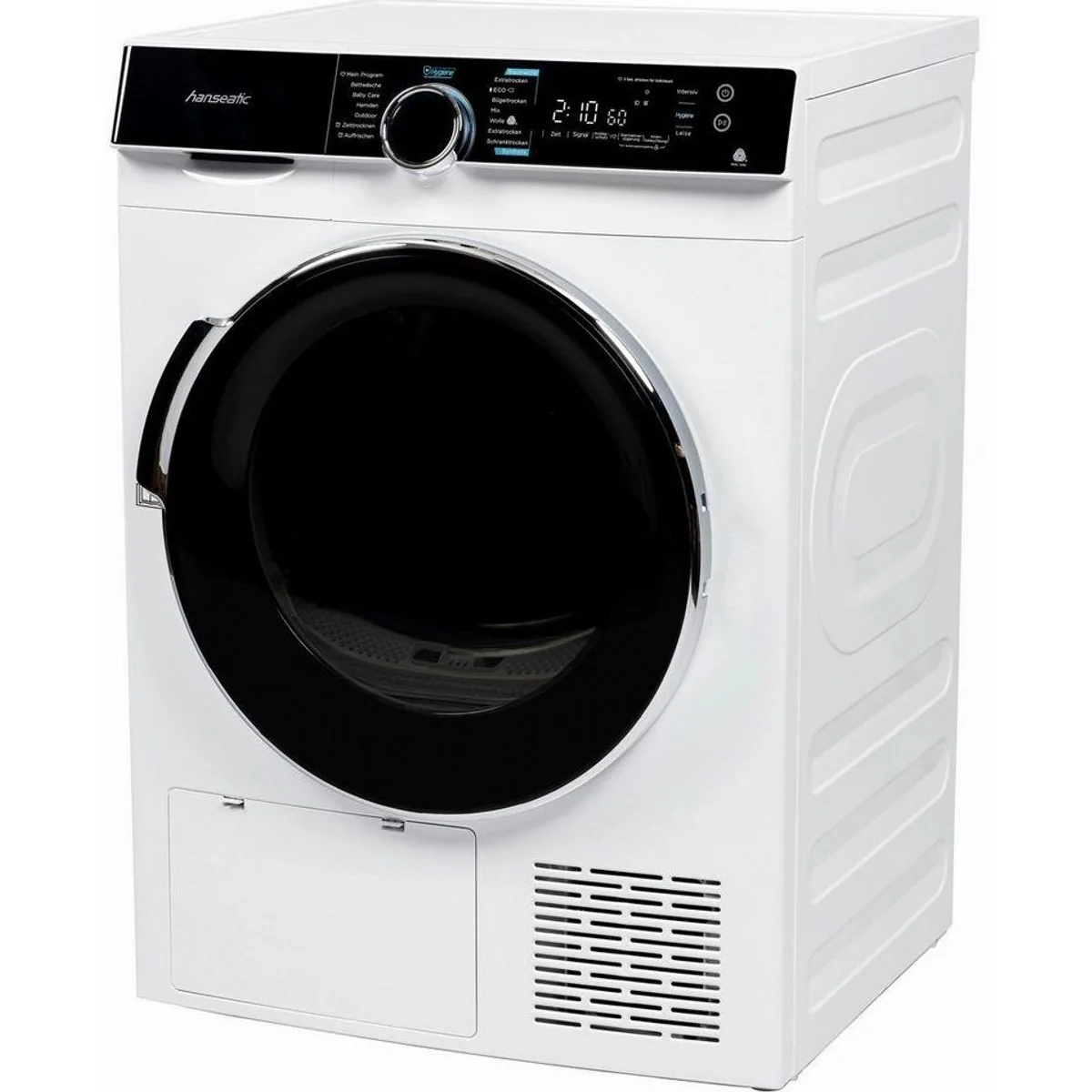 Hanseatic Wärmepumpentrockner HWTK8A3GT, energieeffizient, 8 kg Fassungsvermögen, Knitterschutz 5