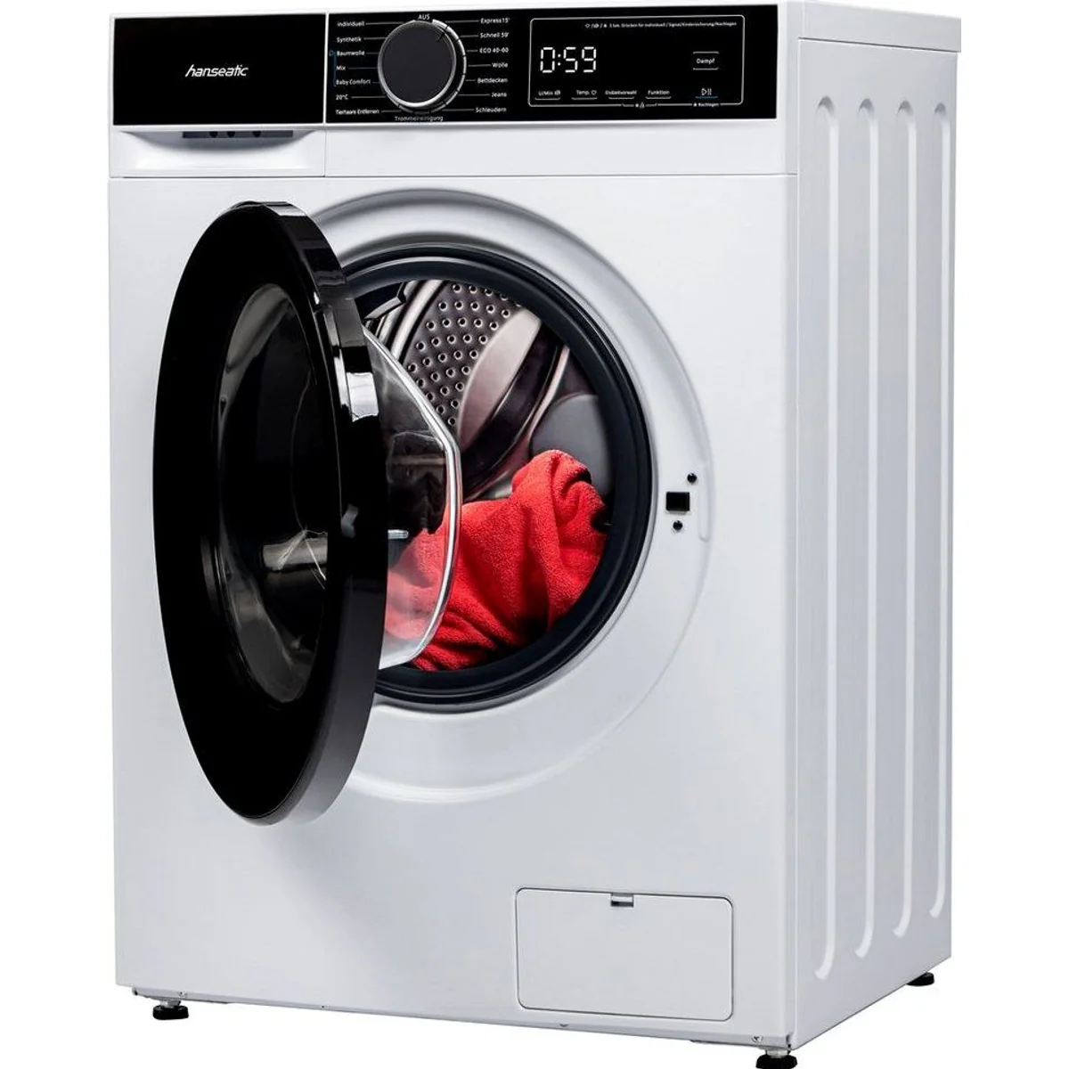 Hanseatic Waschmaschine HWMA714B, 7 kg Fassungsvermögen, 1400 U/min 3