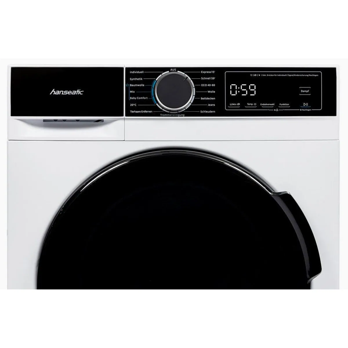 Hanseatic Waschmaschine HWMA714B, 7 kg Fassungsvermögen, 1400 U/min 5