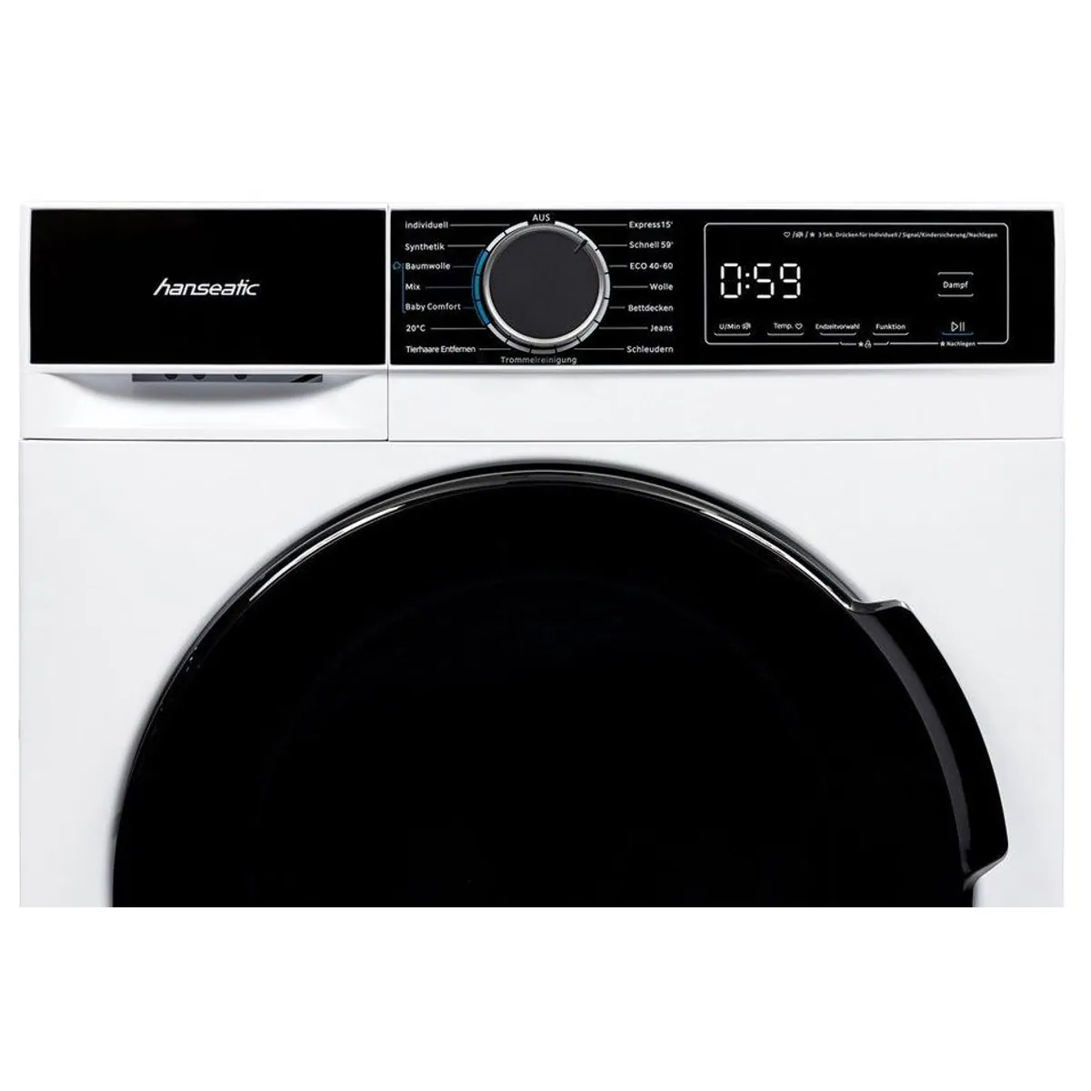 Hanseatic Waschmaschine HWMA814B, 8 kg Fassungsvermögen, 1400 U/min 5