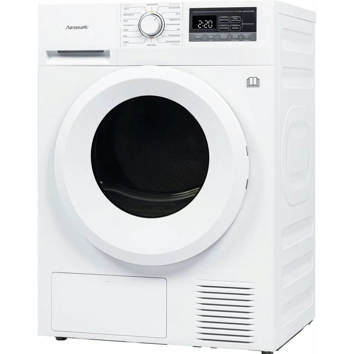 Hanseatic Wärmepumpentrockner HWT8EGT, energieeffizient, benutzerfreundlich, langlebig 4