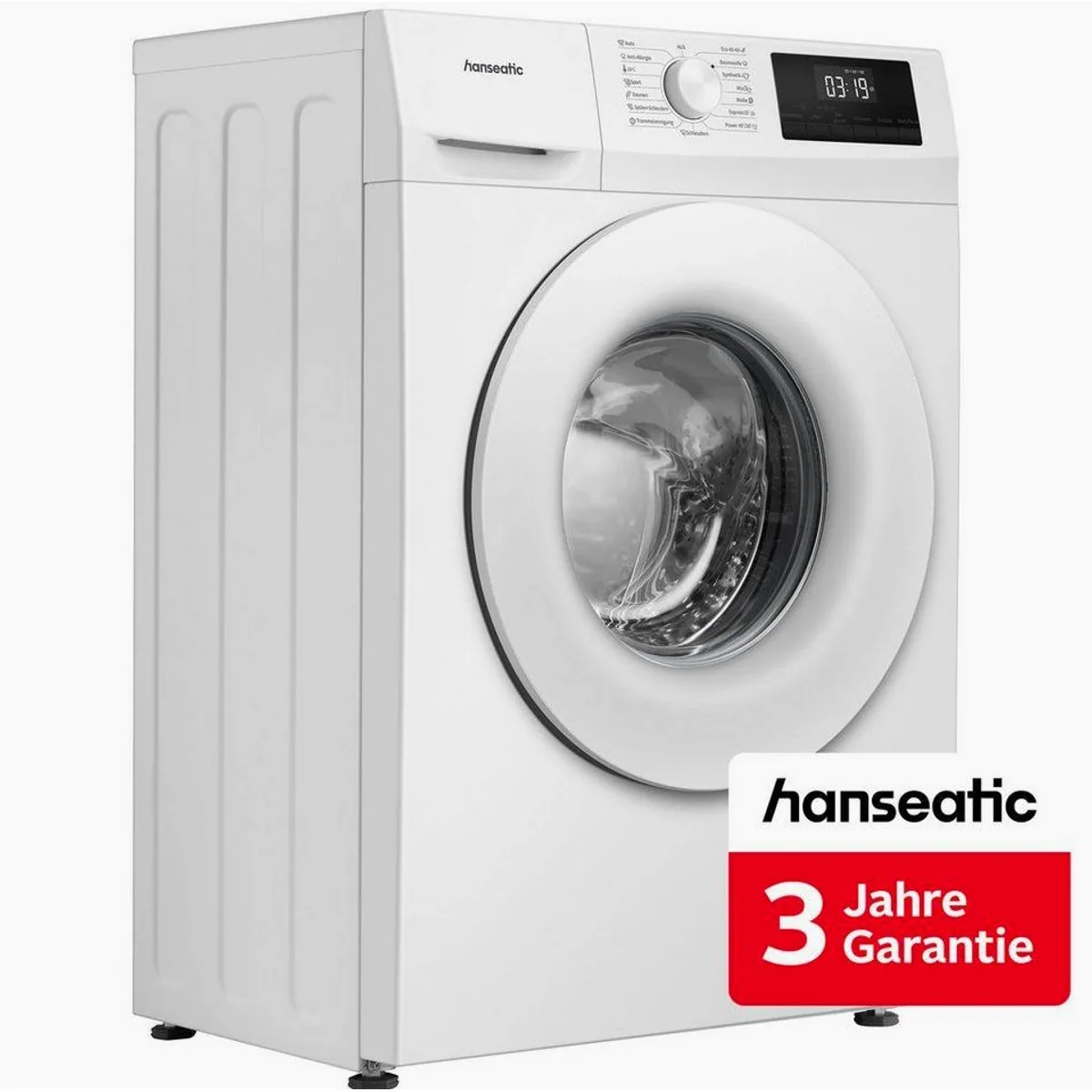 Hanseatic Waschmaschine WME7A4, 7 kg Fassungsvermögen, 1400 U/min, 3 Jahre Garantie