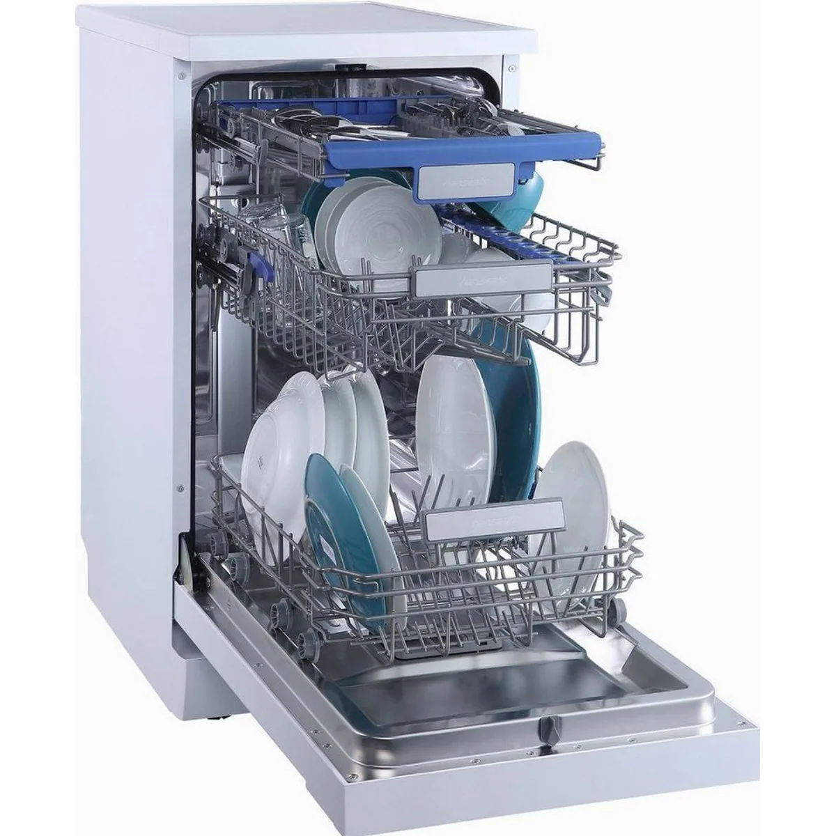 Hanseatic Standgeschirrspüler HG4585C107636RW, 10 Maßgedecke, energieeffizient, kompakt 3