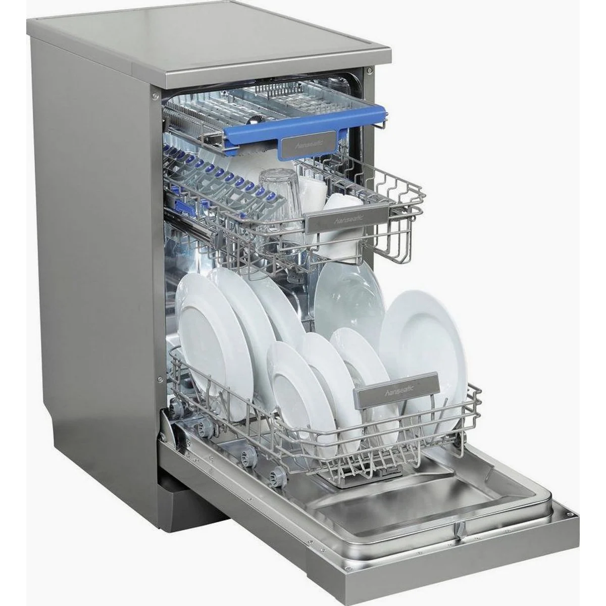Hanseatic Standgeschirrspüler HG4585C107636RI, 10 Maßgedecke, Energieeffizienzklasse C 3