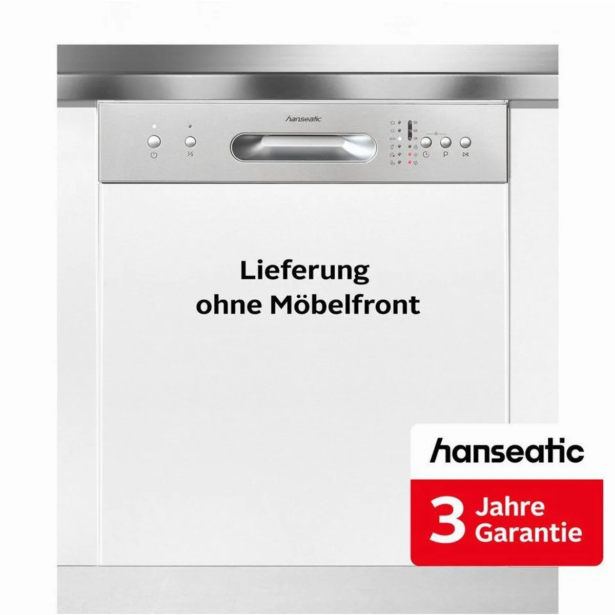 Hanseatic HGTI6082E127735BS, 12 Maßgedecke, energiesparend und intensivreinigend