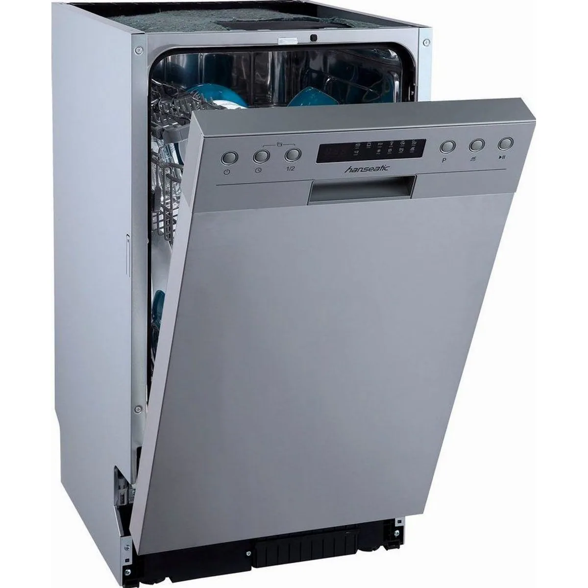 Hanseatic Unterbaugeschirrspüler HGU4582D97710DI, 10 Maßgedecke, Automatik- und Intensivprogramm 2