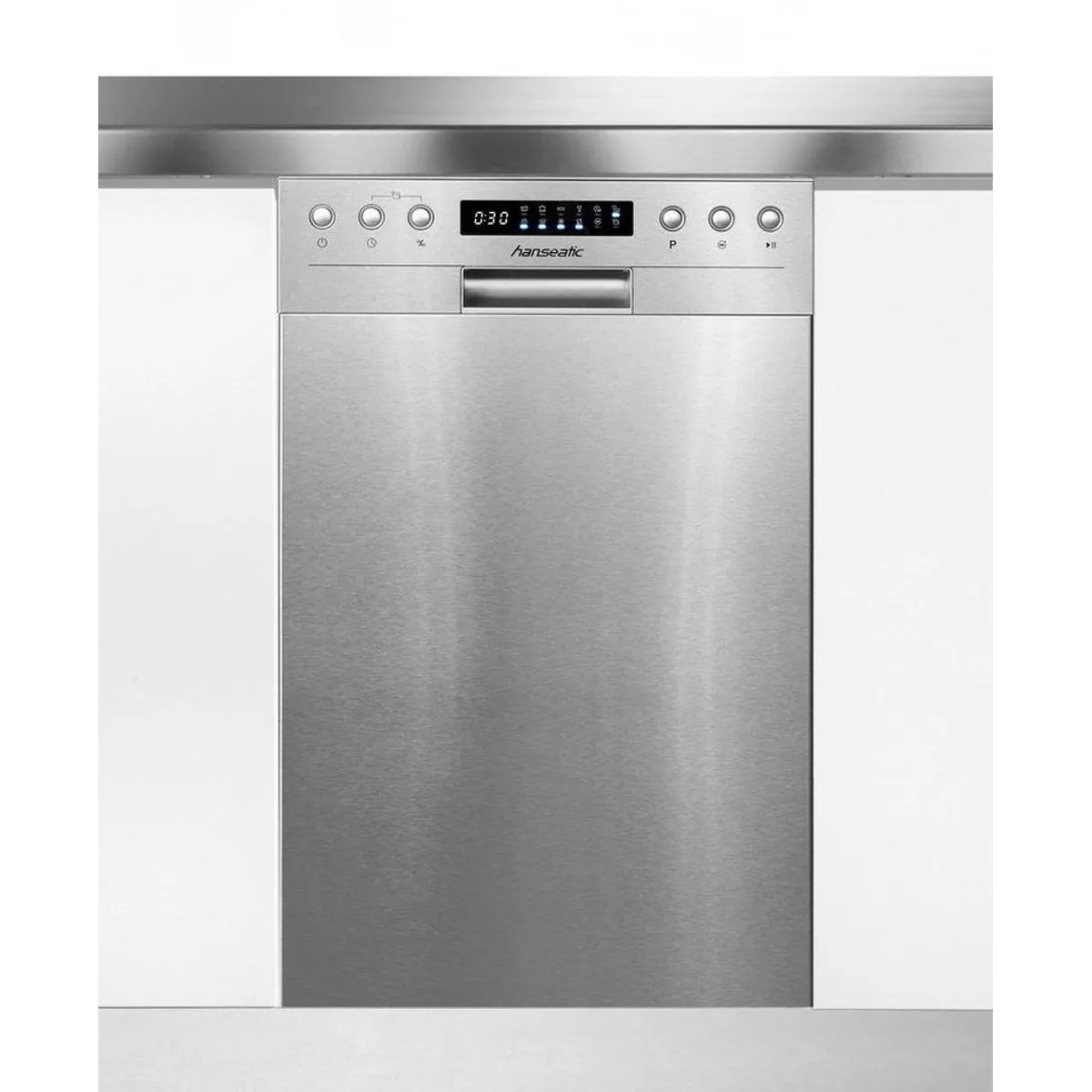 Hanseatic Unterbaugeschirrspüler HGU4582C10J7710DI, 10 Maßgedecke, energieeffizient, kompakte Bauweise 4