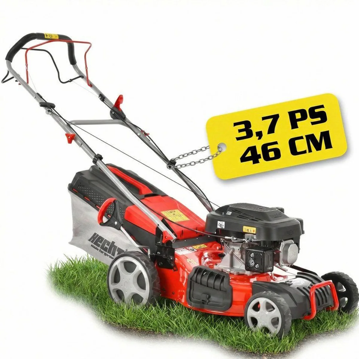 Hecht Rasenmäher 547 SXW, 5-in-1 Funktion, 46 cm Schnittbreite, 3,7 PS