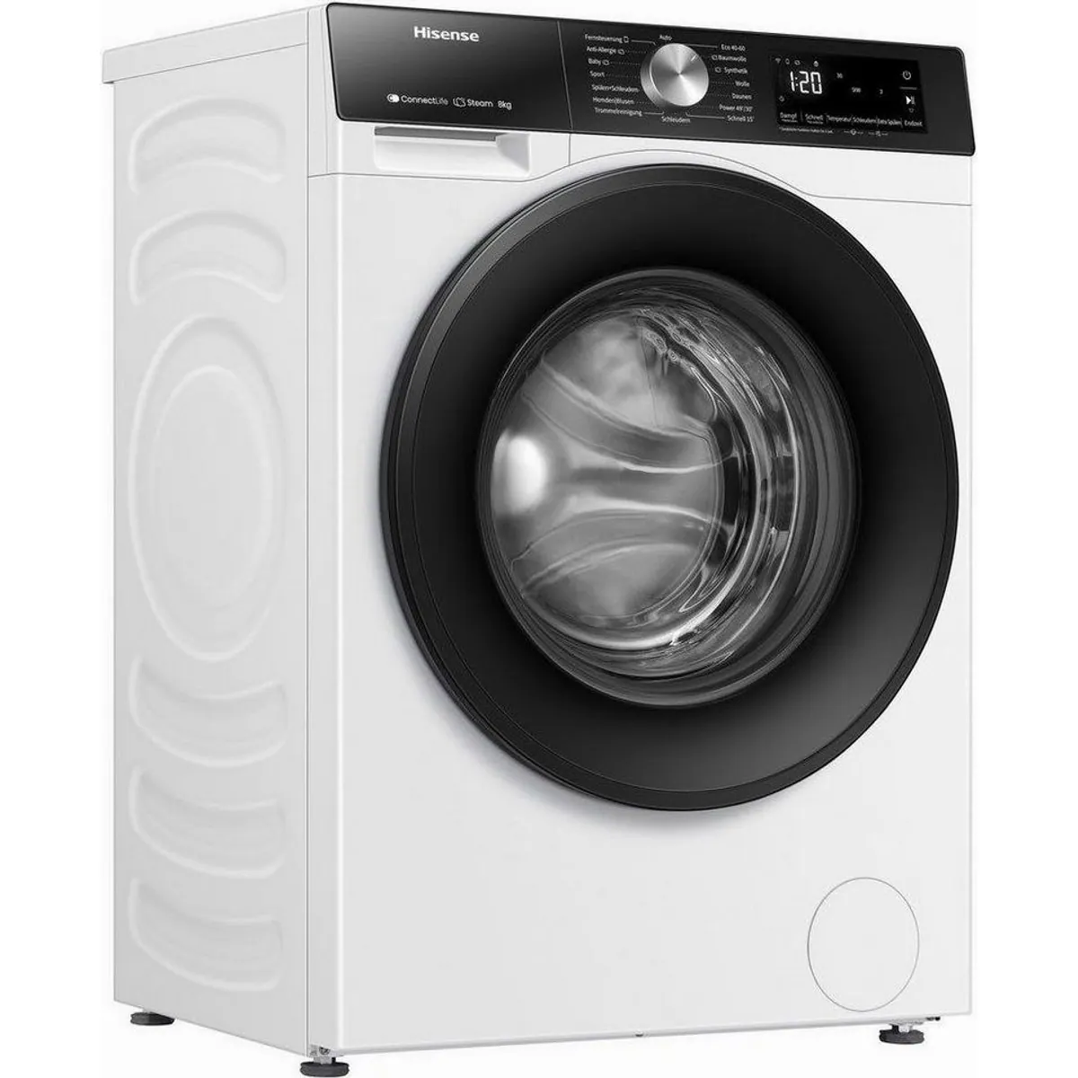 Hisense Waschmaschine 3S Serie WF3S8043BW3, 8 kg, 1400 U/min, WiFi-Funktion