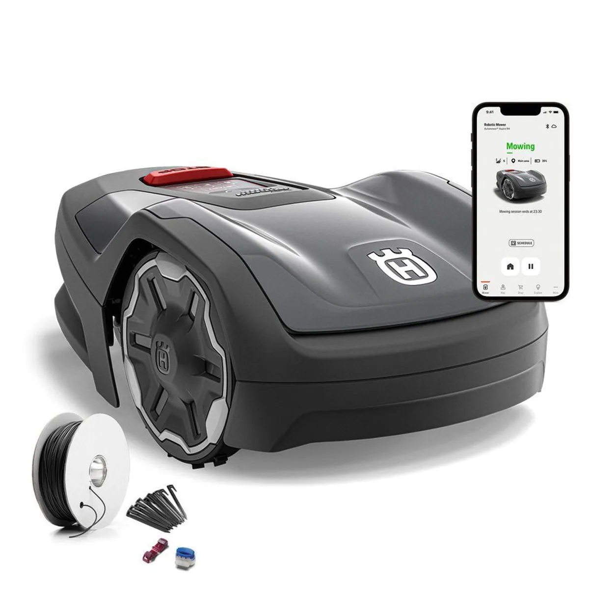 Husqvarna Aspire R4 Rasenmähroboter, App-Steuerung, 400 m² Flächenleistung 2