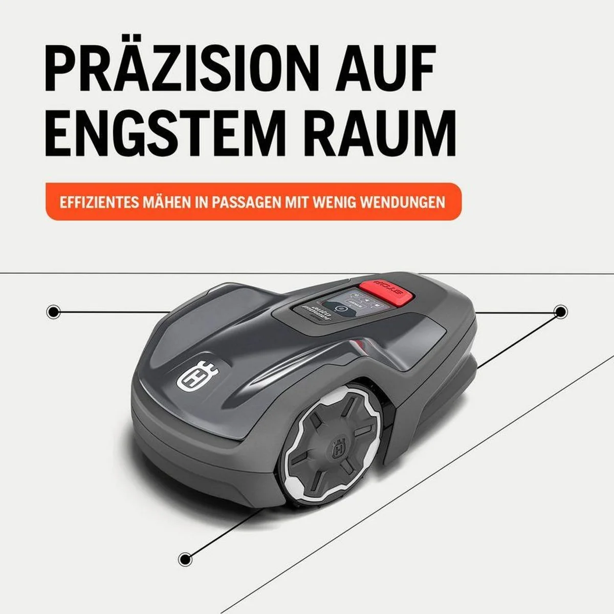 Husqvarna Aspire R4 Rasenmähroboter, App-Steuerung, 400 m² Flächenleistung 3