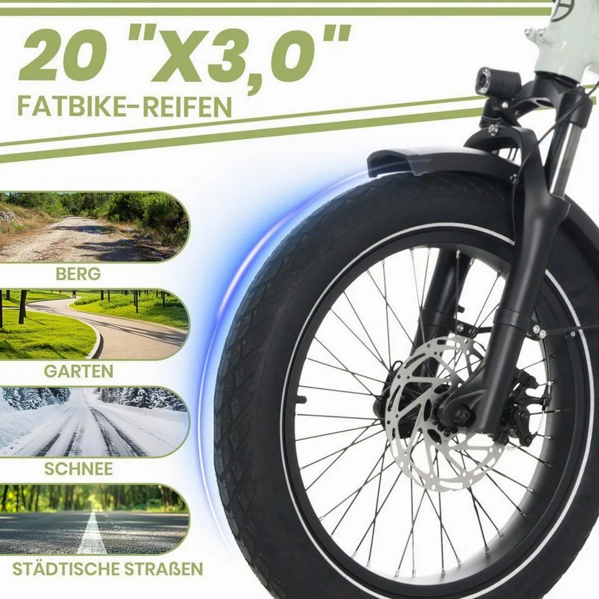 JOBOBIKE Romer E-Bike Klapprad, 150 km Reichweite, 7-Gang Shimano 3