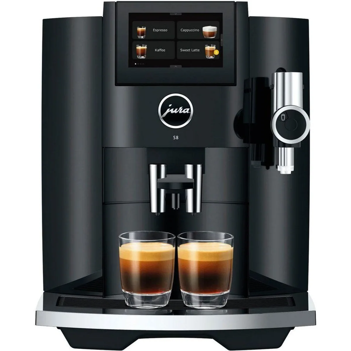 JURA S8 Kaffeevollautomat, edles Design, 27 Spezialitäten, Touch-Bedienung 3