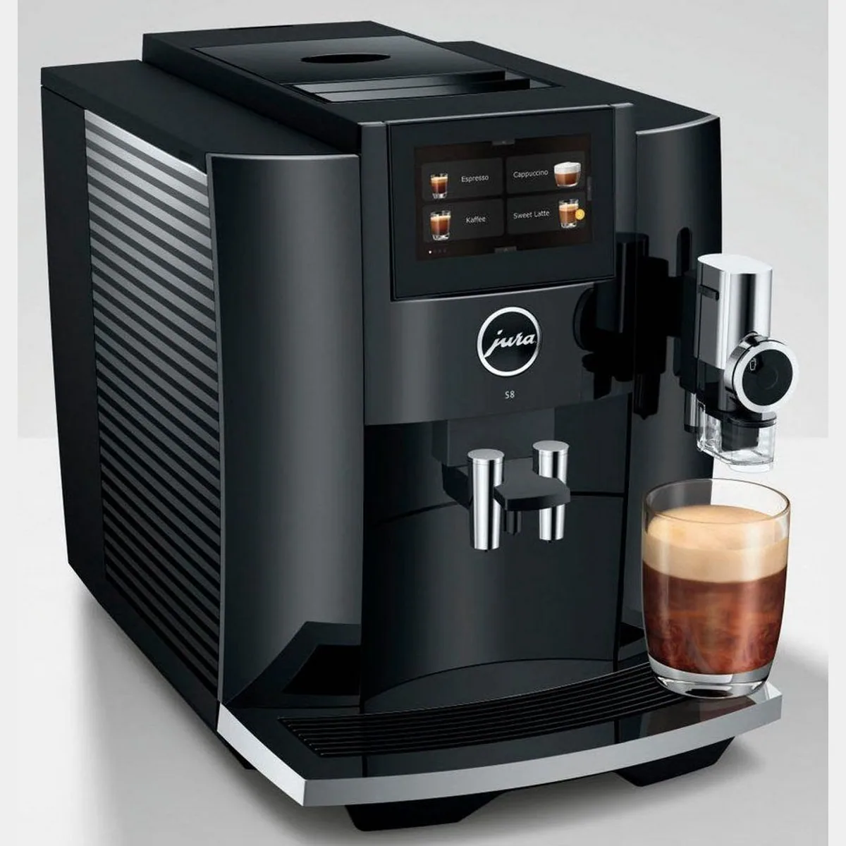 JURA S8 Kaffeevollautomat, edles Design, 27 Spezialitäten, Touch-Bedienung 4