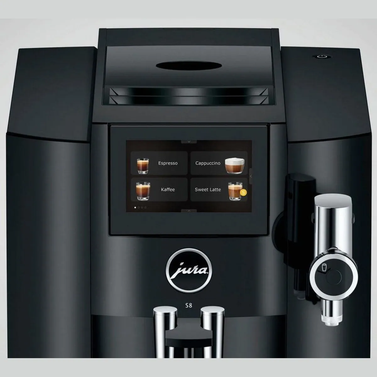 JURA S8 Kaffeevollautomat, edles Design, 27 Spezialitäten, Touch-Bedienung 5
