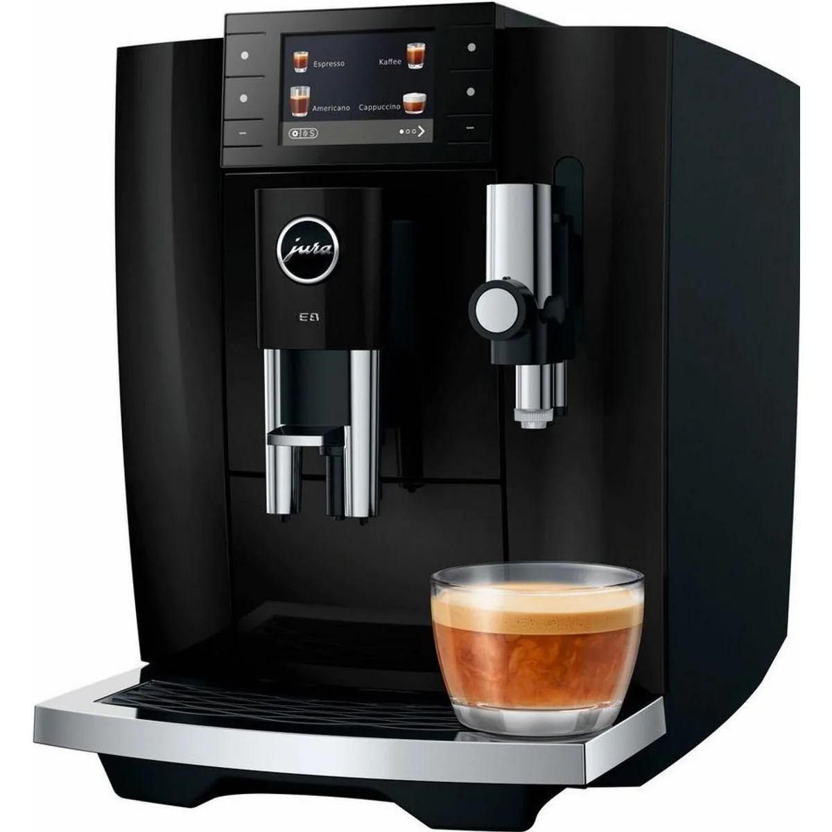 JURA E8 Kaffeevollautomat, 27 Spezialitäten, WiFi-fähig, innovative Brühtechnologie