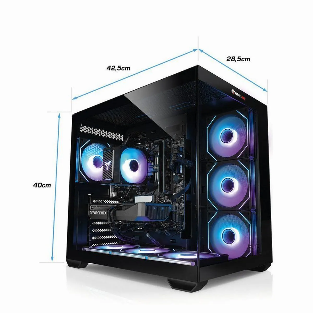 Kiebel Panorama Gaming-PC, AMD Ryzen 7, RTX 5060 Ti, 1000 GB SSD 4