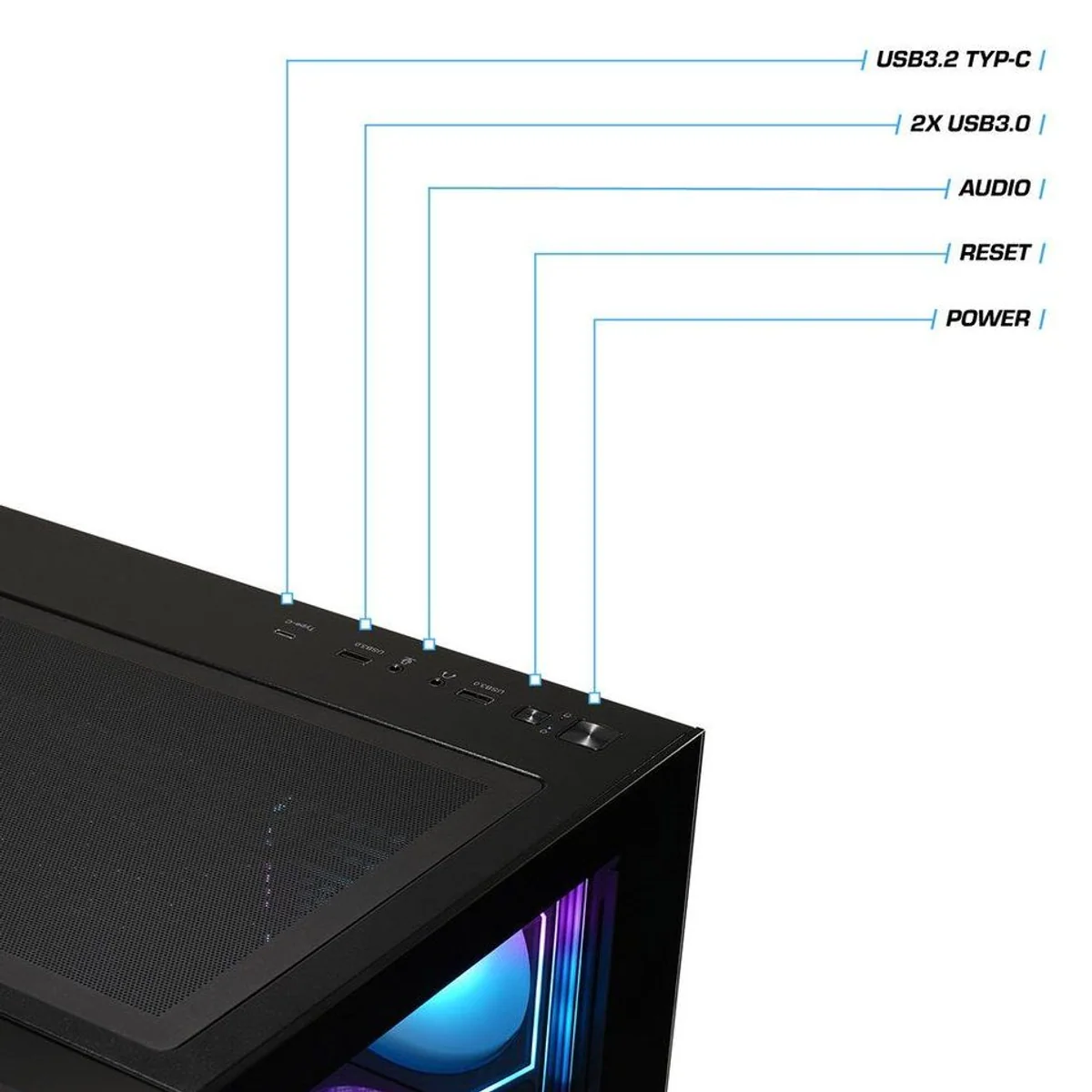Kiebel Panorama V Gaming-PC, AMD Ryzen 7, RTX 5060, 32 GB RAM 2