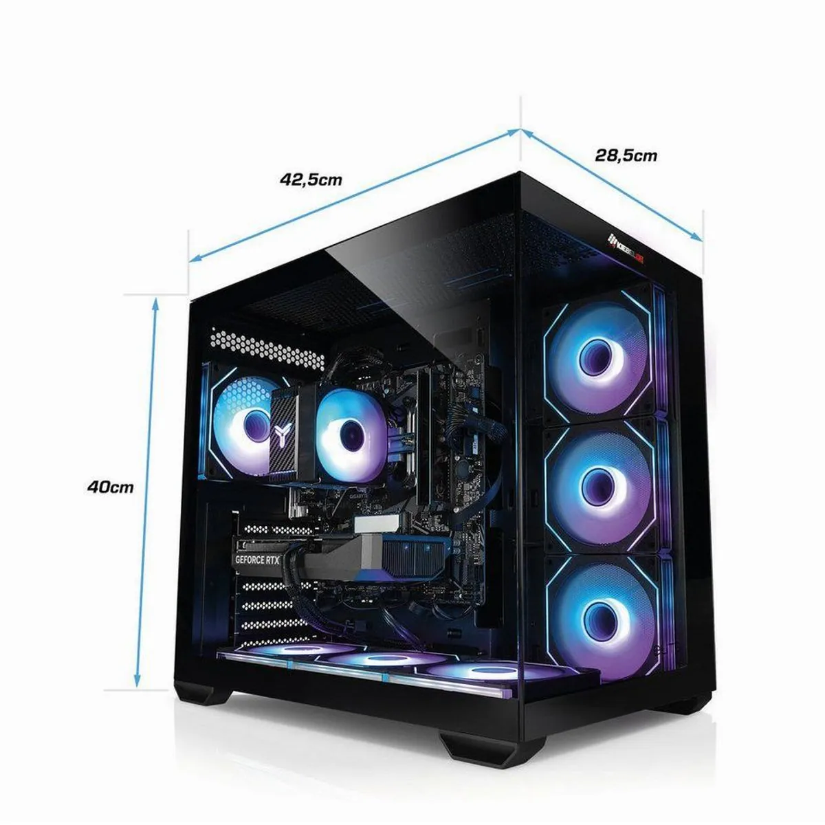 Kiebel Panorama V Gaming-PC, AMD Ryzen 7, RTX 5060, 32 GB RAM 4