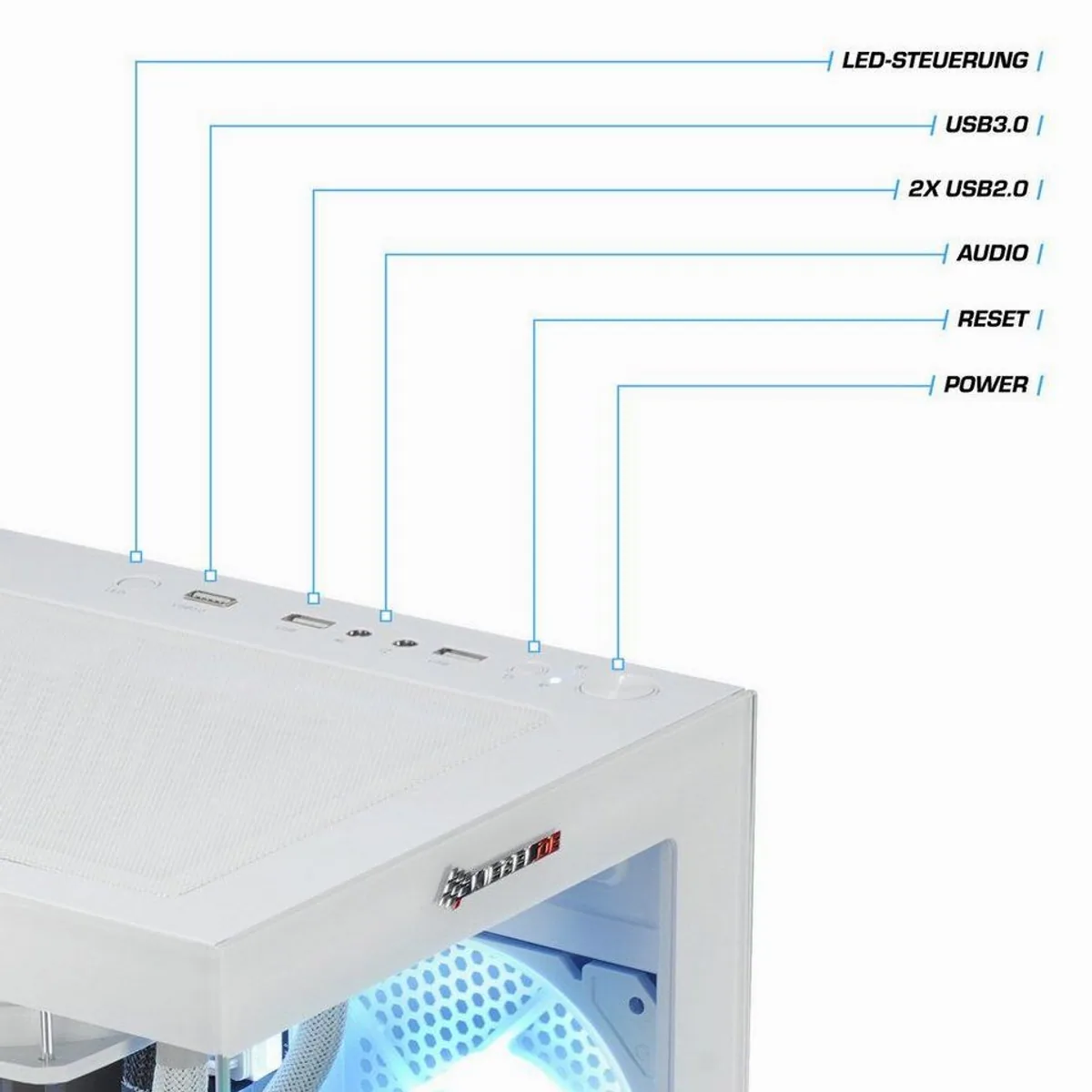 Kiebel InvaderXS V Gaming-PC, AMD Ryzen 9 5950X, RTX 5060, 32 GB RAM — kompakt, leistungsstark, sofort startklar 2