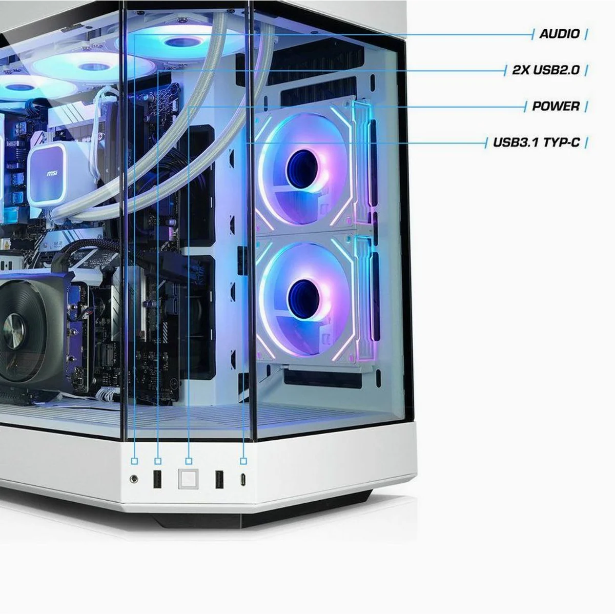 Kiebel Poseidon VII Gaming-PC, AMD Ryzen 7 7800X3D, RTX 5060, 32 GB RAM 2