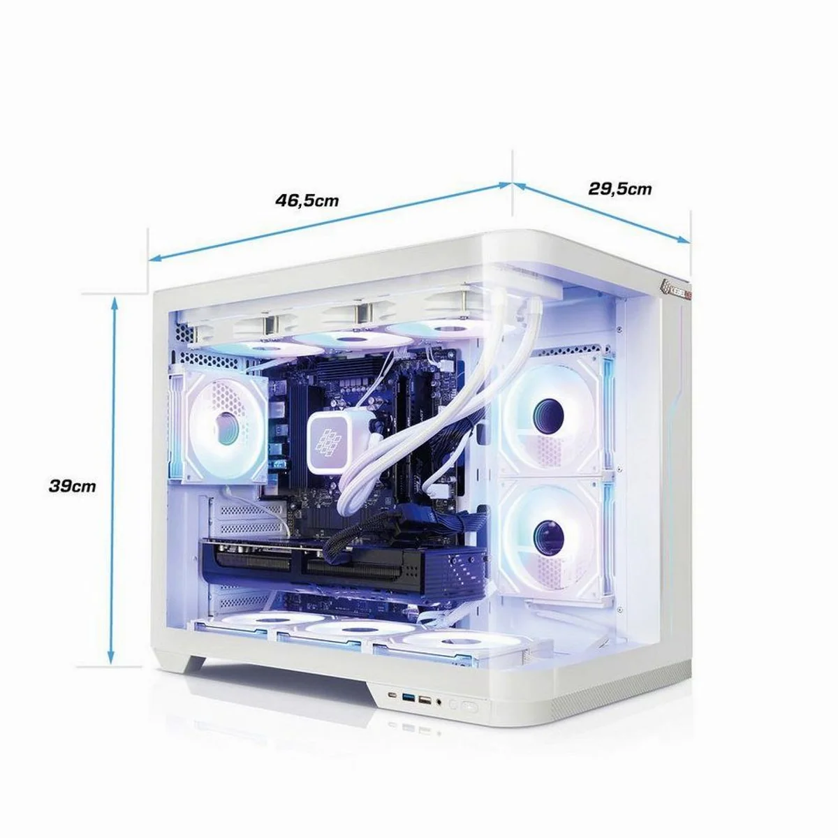 Kiebel Panorama Curve V Gaming-PC, AMD Ryzen 7, RTX 5070, 32 GB RAM 4